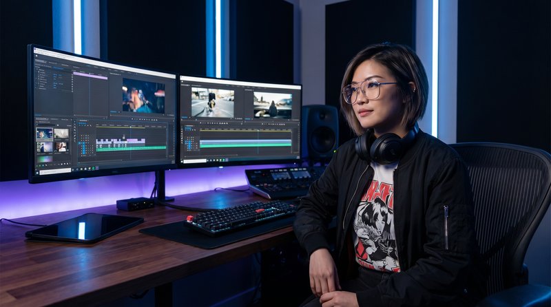 少女萝莉 AI视频剪辑工作台演示